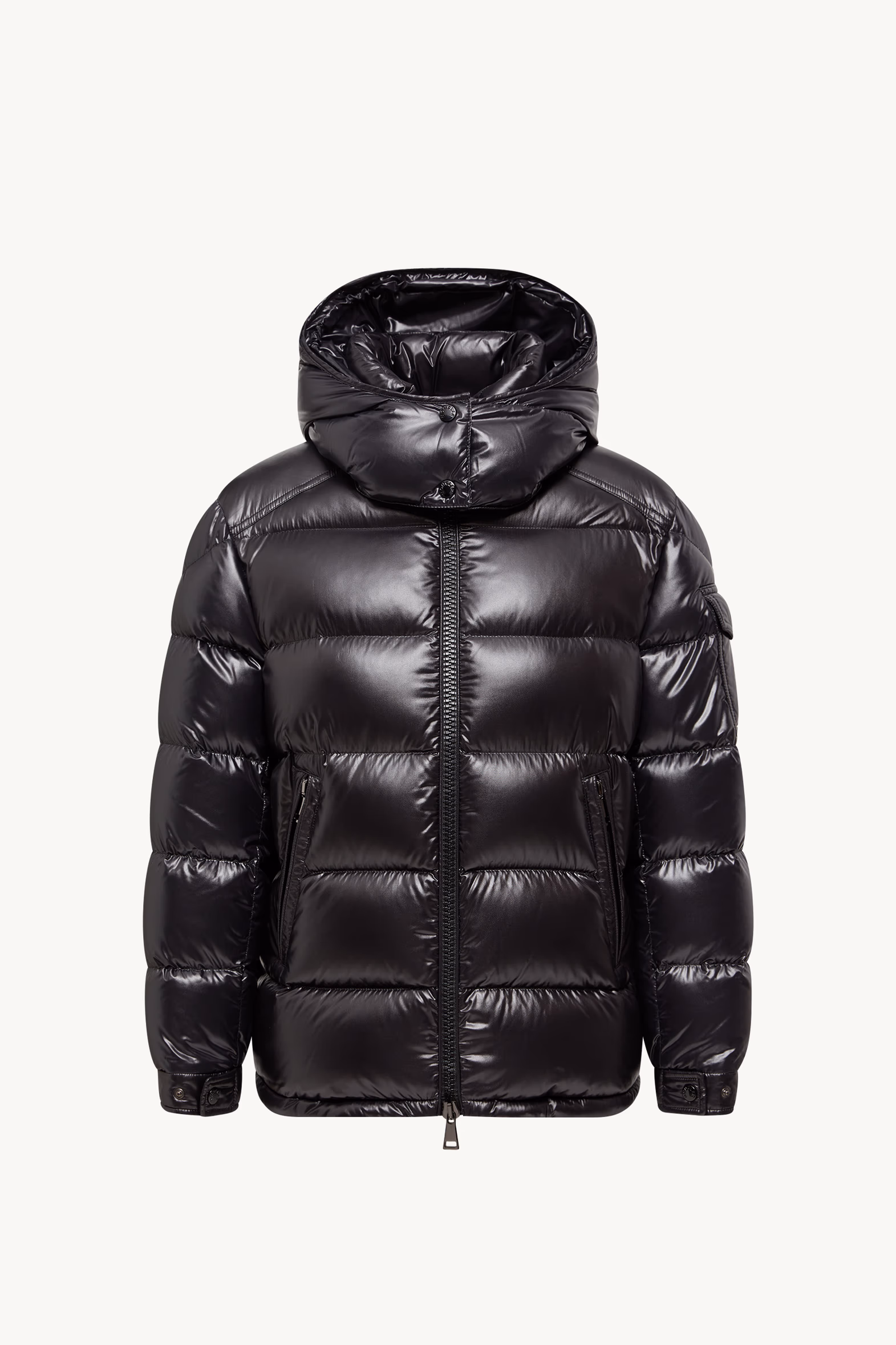 Maire Hooded Short Down Jacket Women Black Moncler 2
